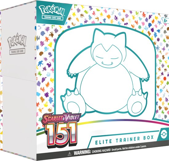 pokemon 151 elite trainer box met Snorlax