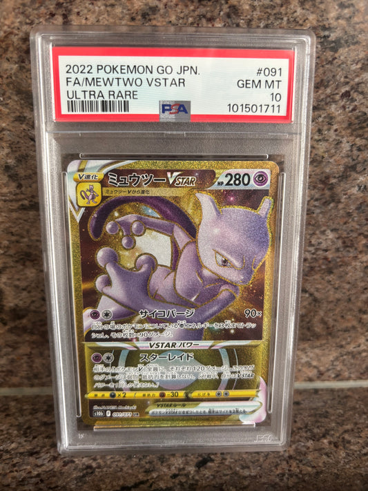 Mewtwo vstar 91 psa 10 Japans