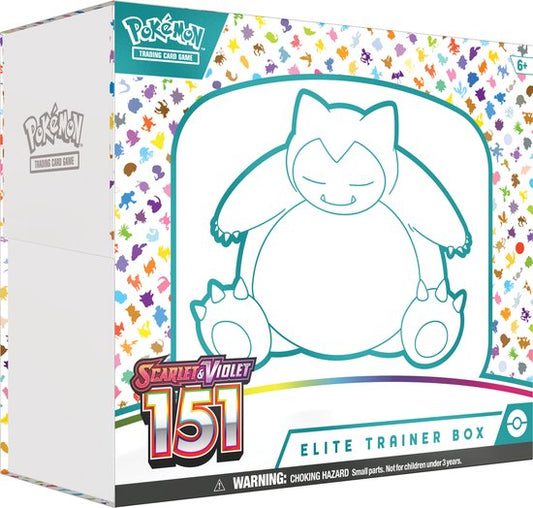 pokemon 151 elite trainer box met Snorlax