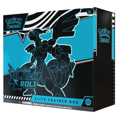 Pokemon Elite trainer box van de serie scarlet & violet black bolt